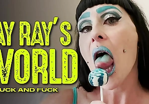 Stud RAY XXX gets weird with a lollipop ( again)