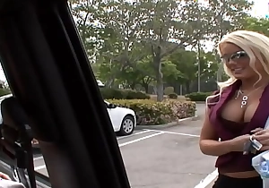 Pierced Blonde with big tits pick up convenient the street for sex