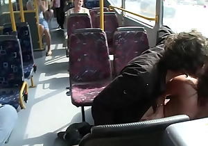 Vault Euro slut fucked in public bus