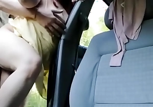 Dogging spliced fuck in car