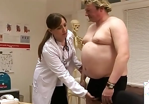 British cfnm nurses wanking silk-stocking tax of shit in doctors office