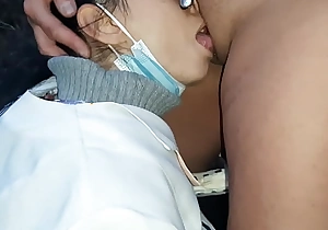 Fucked and cum in the mouth of a nurse in a public place - Lesbian Illusion Beauties