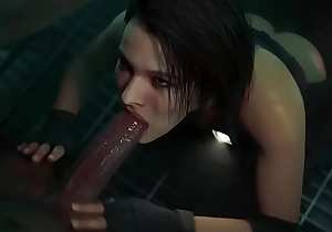 Jill Valentine Deep Throat - Resident Evil 3