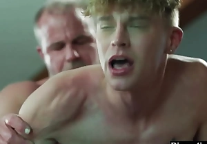 Straight scrounger bore fucked by profane gay step-uncle