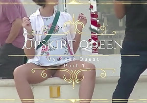 Helena Price,  My Blarney Quest #1 (Part 1 and 2) - UPSKIRT FLASHING IN PUBLIC!