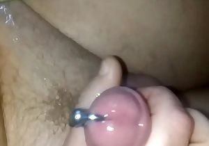 pierced cock masturbate sperm handjob bdsm masturbate dady real amateur slave