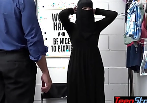 Busty teen thief delilah day in hijab punish fucked by a perv lp officer