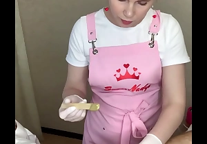 Russian hottest depilation mistress sugarnadya shows how to do deep bikini men how to wax a penis