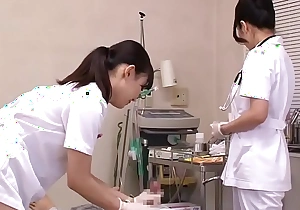 Japanese nurses take care of patients