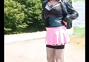 French sissy Sophie does the roadside whore