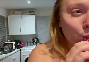 Cooking, cleaning and vaping NAKED!!