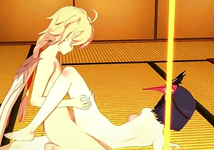 Genshin impact hentai - sara blowbjob and is fucked by aether - japanese oriental manga anime game porn