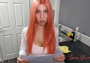 Dumb Maid Signed a Contract where that babe Needs to Fuck with Me