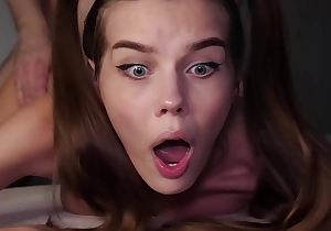 OMG, MY ASS IS TOO TIGHT! Cute 18 Yo Teen STRUGGLES During Painful Anal Fuck - Alina Foxxx